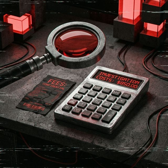 Private investigator costs and surveillance equipment